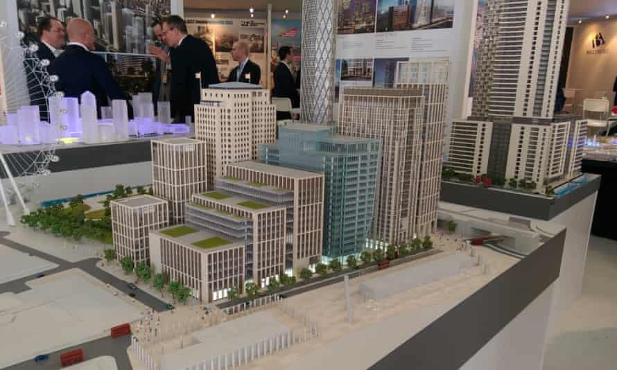 A model of the £1.2bn Shell Centre redevelopment.