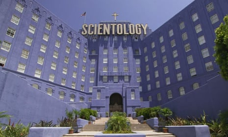 The Church of Scientology building in Los Angeles.