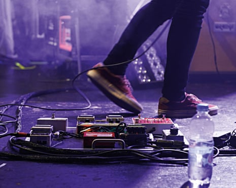 On stage: for many musicians, settling down after the high of performance can be difficult.