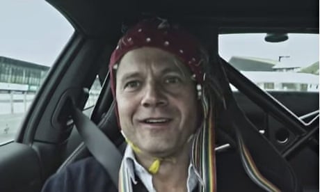 Porsche’s ad uses neuroscience imagery to compare its driving experience to flying a jet.