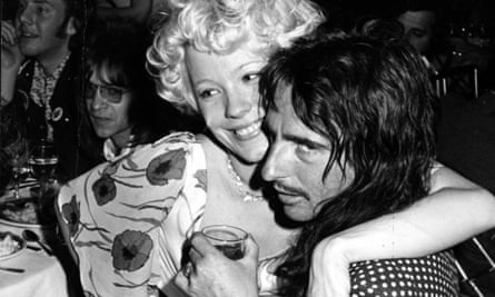 Pamela Des Barres with Alice Cooper, c1974.