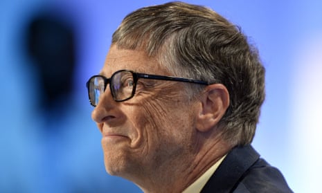 US billionaire Bill Gates, co-founder of Bill and Melinda Gates Foundation.