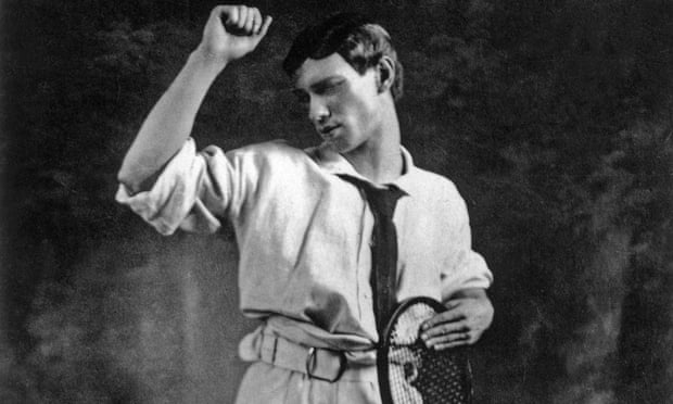 Nijinsky in his tennis outfit for Jeux.