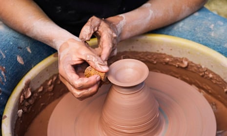 A potter's wheel