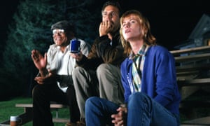 James Earl Jones, Kevin Costner and Amy Madigan in the 1989 film Field of Dreams.