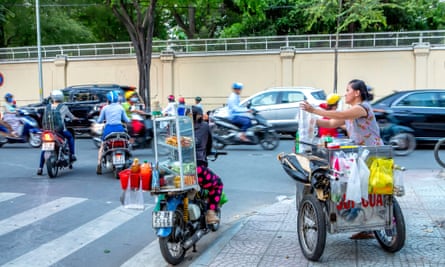 Street food vendors, Saigon, Vietnam