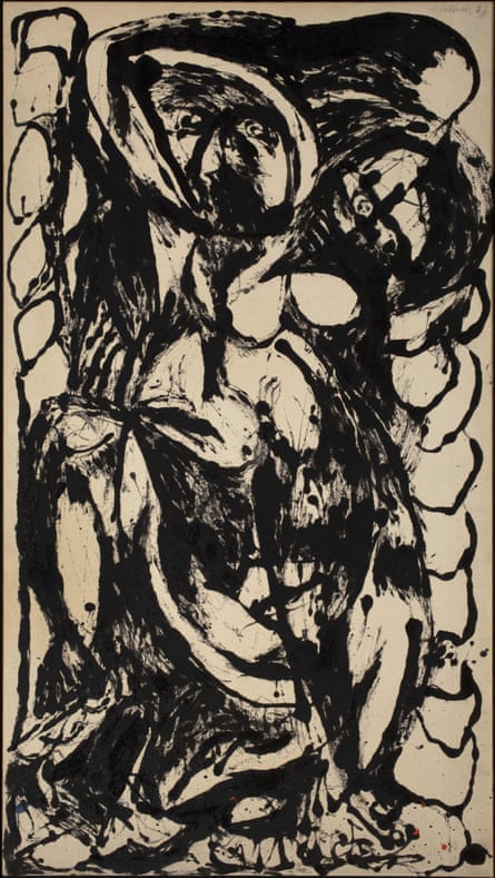 Number 5, 1952, by Jackson Pollock.