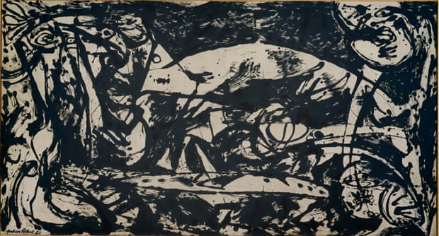 Number 14, 1951, by Jackson Pollock.