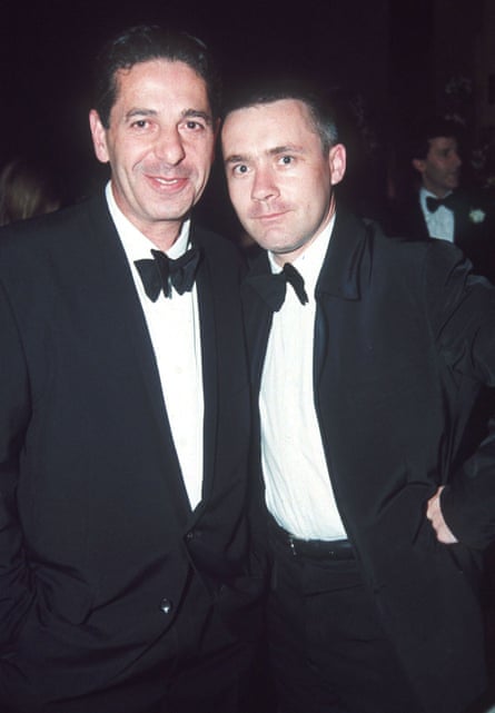 Damien Hirst and Charles Saatchi in 1997.