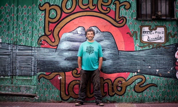 Ignacio Montoya Carlotto, smiling, in Buenos Aires today.
