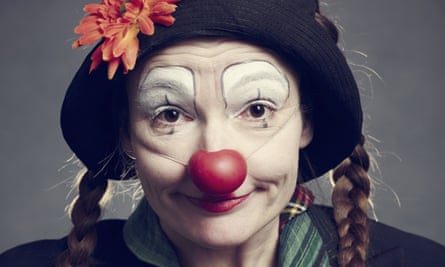 ‘There is still the age of innocence’: Helland the clown.