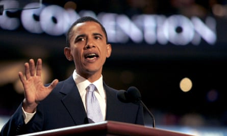 Barack Obama, then a candidate for the US Senate, told the 2004 Democratic convention that
