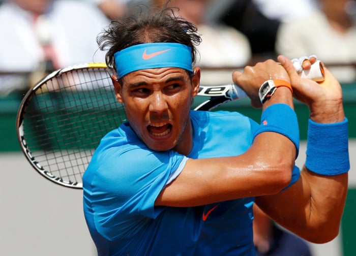 Nadal fights back after a slow start.