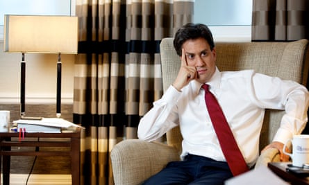 Ed Miliband at the Midland Hotel in Manchester before the party's annual conference.