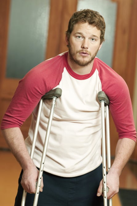 Lame man’s terms: Pratt as Andy Dwyer in Parks And Recreation.