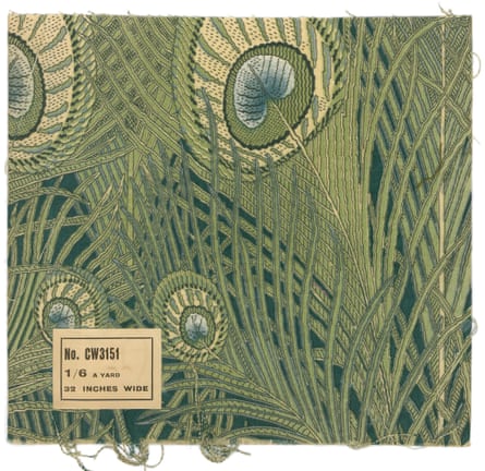 A feather-patterned Liberty fabric.