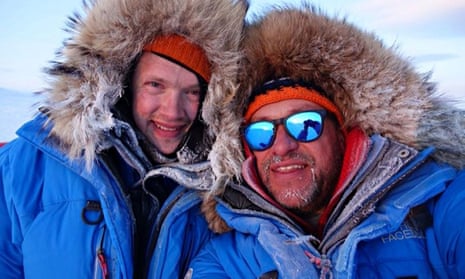 Philip de Roo (left) and Marc Cornelissen on their last Arctic expedition
