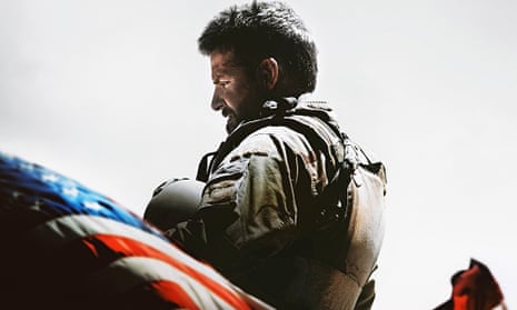Celebrated for killing dozens of Iraqis … Bradley Cooper as Chris Kyle in American Sniper.
