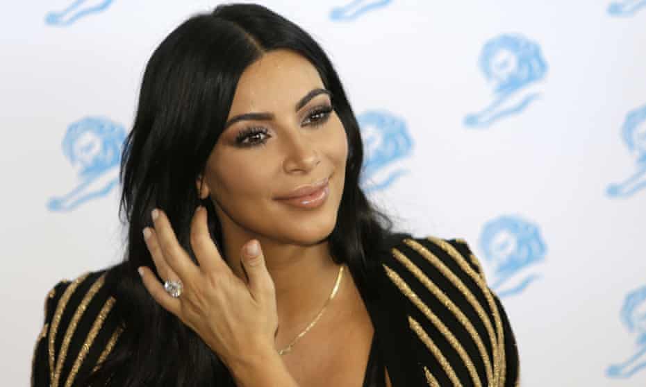 Kim Kardashian … social media reacted with glee at the stunt.