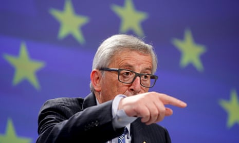 European commission president Jean-Claude Junckerference on the Greek referendum