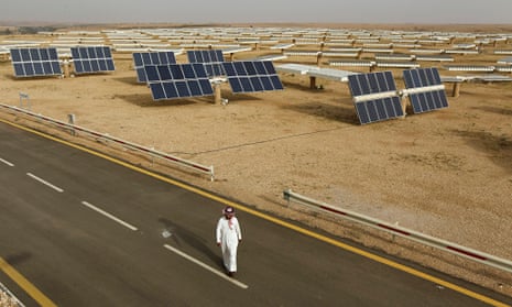 Solar panels at the King Abdulaziz city of Sciences and Technology, Saudi Arabia