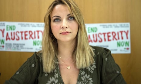 Singer Charlotte Church attends a press conference at the headquarters of the union Unite in London to announce a march on June 20 against the government's austerity policy.