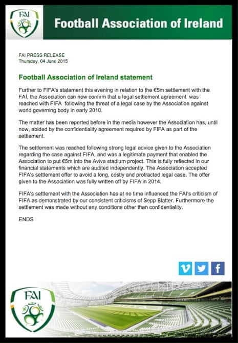 FAI statement