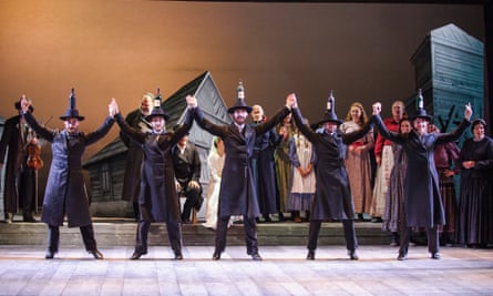 A scene from Fiddler on the Roof at Grange Park Opera.