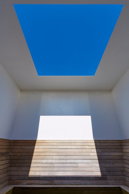 James Turrell's LightScape installation at Houghton Hall: Seldom Seen, 2002, one of the artist's Skyspaces.