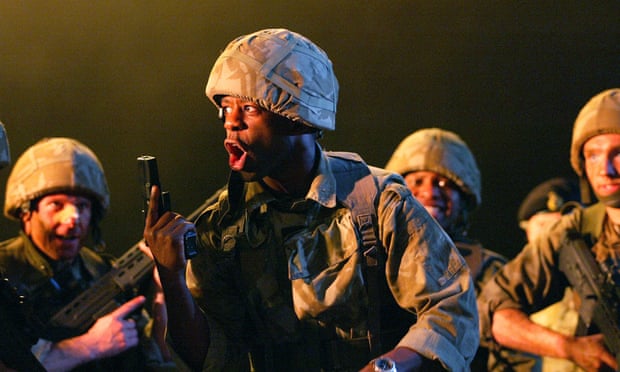 Adrian Lester in Henry V, National Theatre London 2003