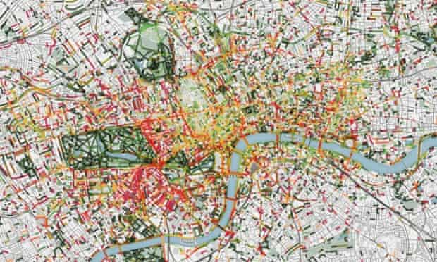 A composite 'smellscape' of London