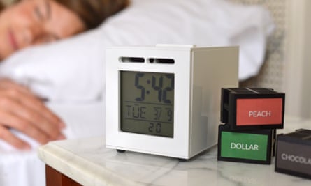 The SensorWake fragrant alarm clock.