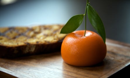 Meat fruit at Dinner by Heston Blumenthal