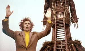 Wickstarter ... Christopher Lee in the original Wicker Man, which might be getting a crowdfunded sequel.