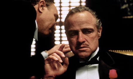 Marlon Brando in the 1972 film of The Godfather.
