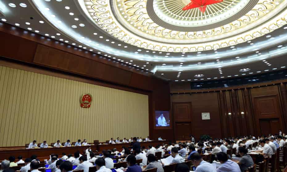 The National People's Congress in Beijing.