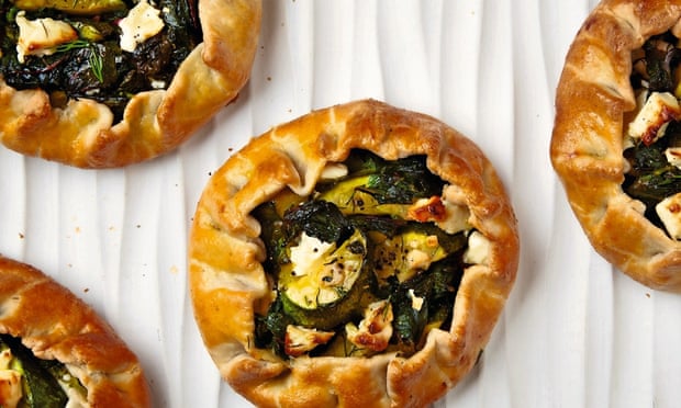 Thomasina Miers' courgette, chard and feta free-form pies: 'Seriously good.'