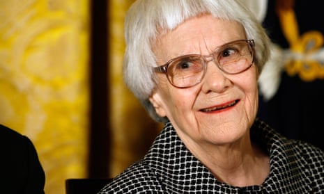 Pulitzer Prize winner and "To Kill A Mockingbird" author Harper Lee smiles before receiving the 2007 Presidential Medal of Freedom in the East Room of the White House November 5, 2007 in Washington, DC.
