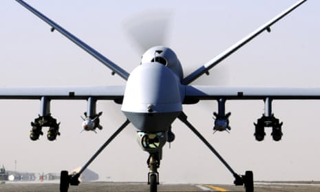 An RAF Reaper UAV, or drone. Extra money should be spent on the SAS and drones to combat the threat of Islamic State (IS) terrorists, David Cameron has told defence chiefs.