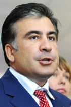 Mikheil Saakashvili, as president of Georgia in 2012