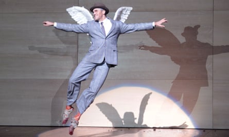 Ed Lyon as Mercury in Kosky's production of Castor and Pollux at the London Coliseum.