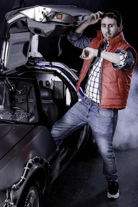 Nathan Cassidy as Marty McFly in Back to the Future