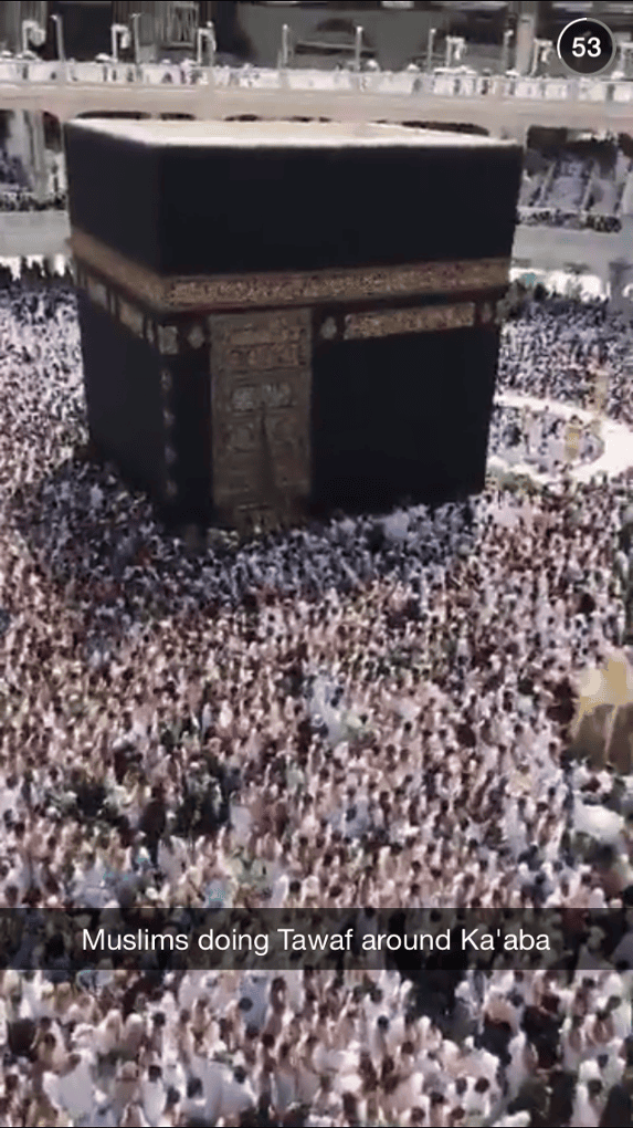 Mecca Worshippers Stream Their Stories Live On Snapchat