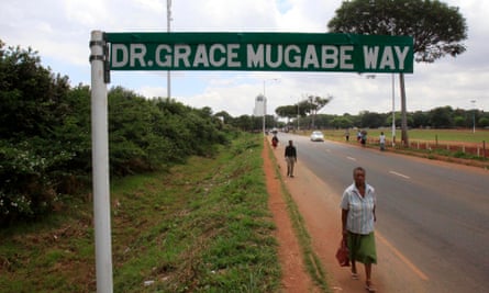 A road in Harare named after Zimbabwe's first lady.