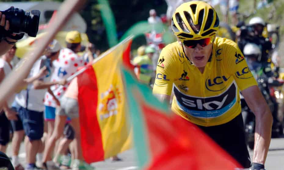 Chris Froome rides clear of the field to win stage 10 of the 2015 Tour de France.