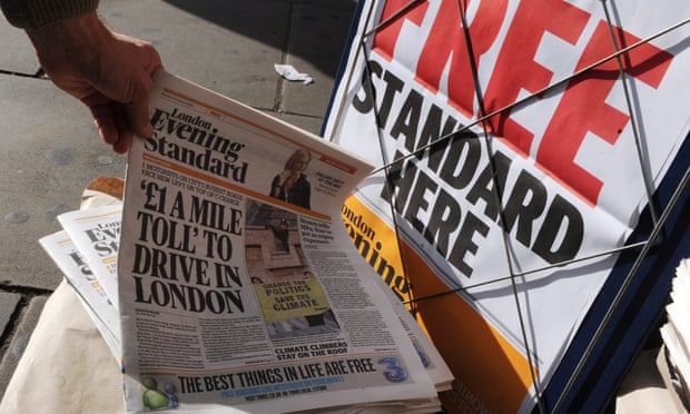 london evening standard free paper newspaper