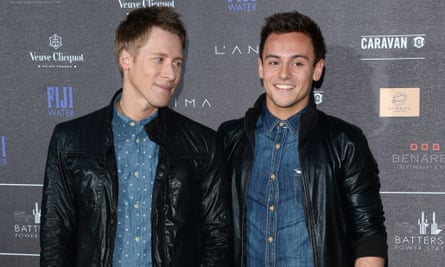 Tom Daley and Lance