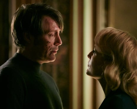 Mads Mikkelsen and Gillian Anderson in Hannibal