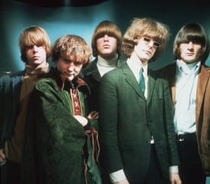 The Byrds: left to right, Chris Hillman, Dave Crosby, Mike Clarke, Roger McGuinn and Gene Clark