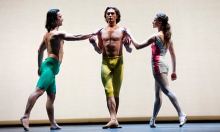 Aaron Sillis (left) with Ivan Putrov and Elena Glurdjidze in Ithaca from Putrov's Men In Motion.